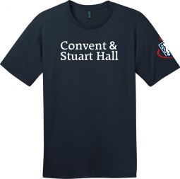 CONVENT & STUART HALL - District Perfect Weight Tee, Navy